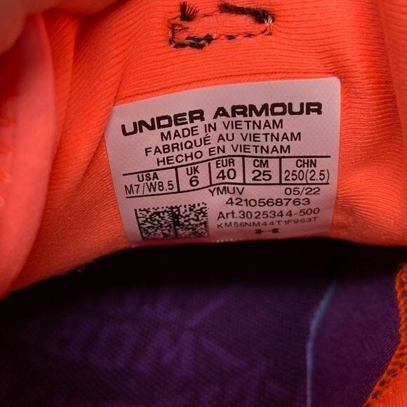 Under Armour 3025344-500 Flow FUTR X 'Black History Month Women's SZ 8 - Picture 9 of 14